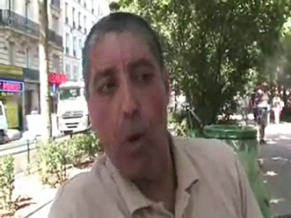 Paris Harkis Zohra Hamid menottés ! 16/07/10