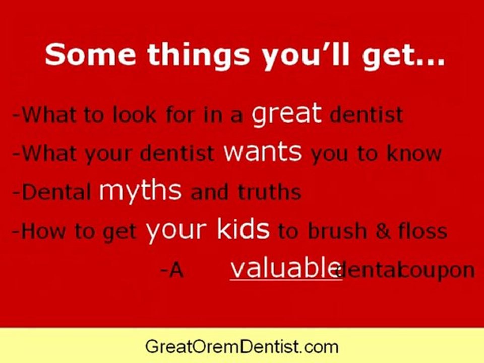 Dentist Orem Utah|FREE TEETH WHITENING from Orem Dentist