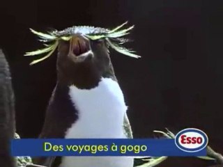 Publicité Esso avec Toumai, notre Tigre dressé