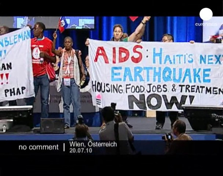 Aids demo in Vienna - no comment