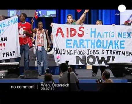 Aids demo in Vienna - no comment