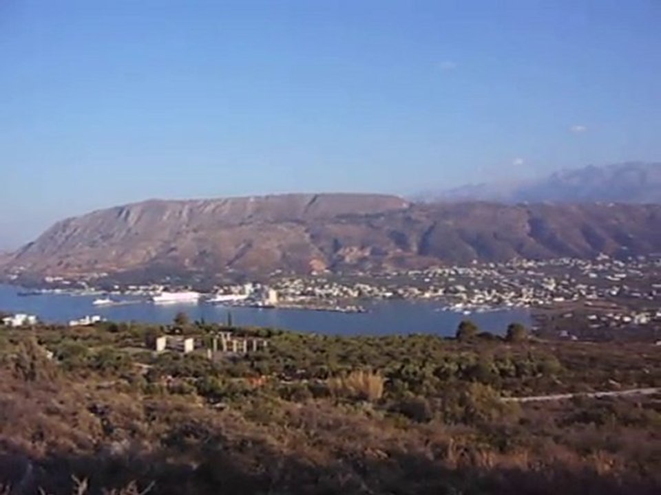 Panoramique mer-montagnes en CRETE