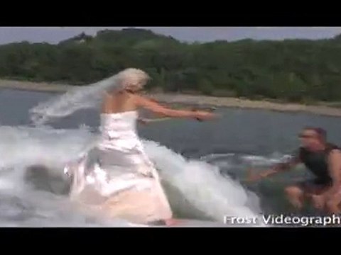 Trash the Dress Surfing Bride