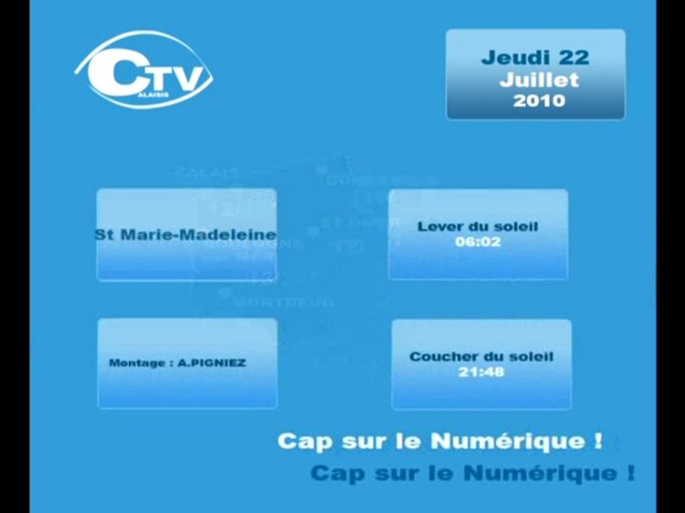 Calaisis TV: Météo pour le jeudi 22 juillet