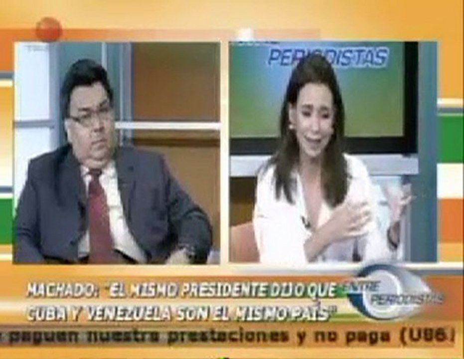 Debate entre Calixto Ortega y María C. Machado