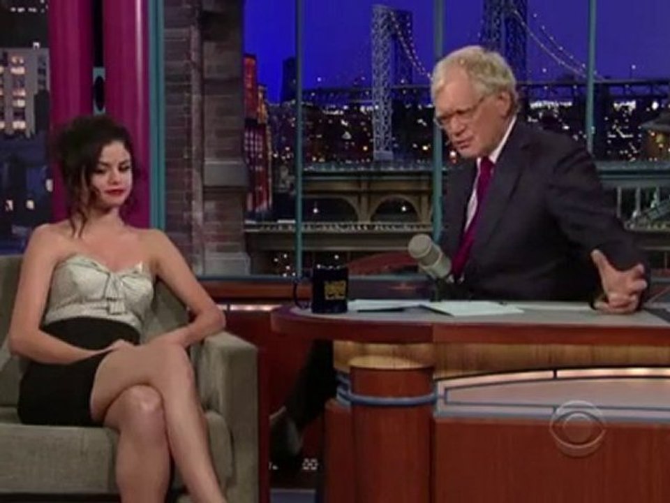 Selena Gomez on Letterman