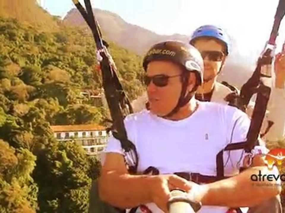(HD) Voo Duplo de Parapente no Rio :: Pedra da Gávea (2010)