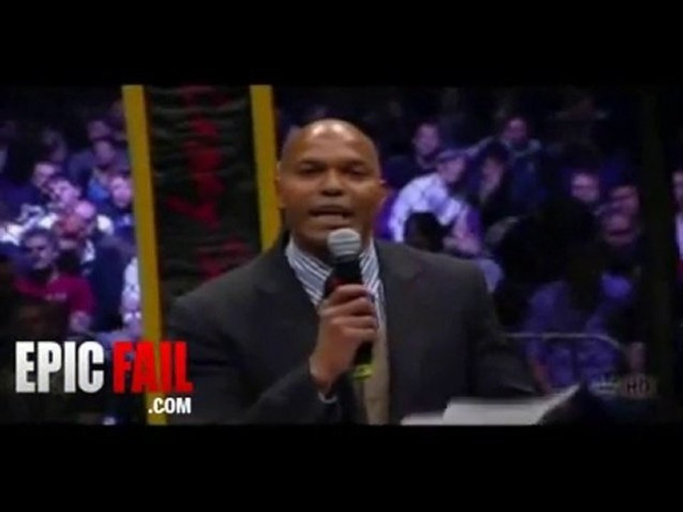 Ring Announcer Fail