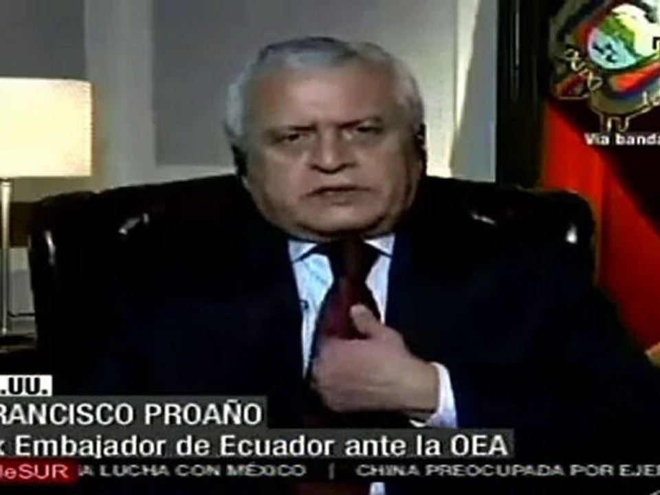 Proaño: renuncié para no incumplir la normativa que rige a