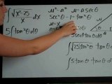 Trigonometric Substitution Example 2