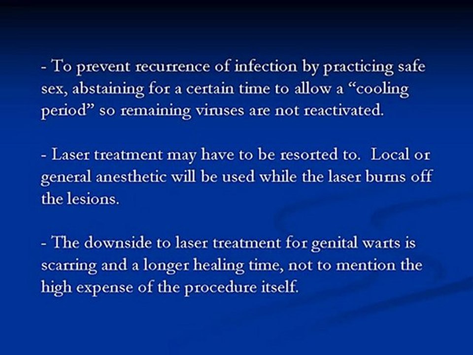 Genital Warts Treatment