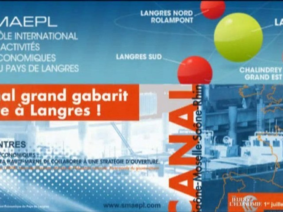 SMAEPL "Le canal grand gabarit s'invite à Langres"