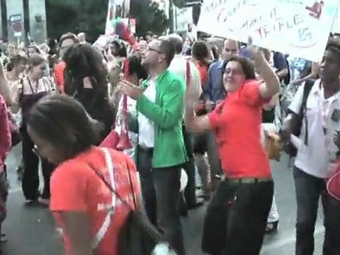 Manif pour les droits humains - AIDS 2010