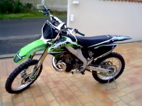 1er démarrage d'un 500 KX dans un cadre de 250 KXF