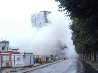 Destruction de la tour M (Montceau-les-Mines - 22072010)