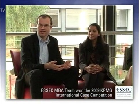 ESSEC MBA Team wins the 2009 KPMG Case Competion