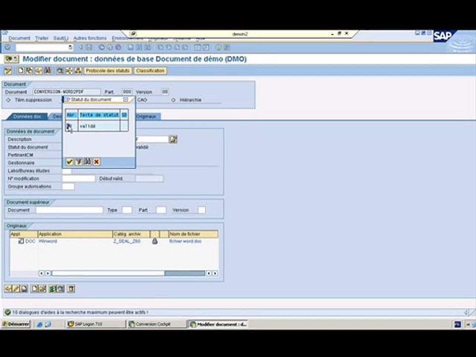 SAP DMS LA CONVERSION DE FICHIERS