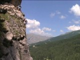 Une via ferrata à la station des Orres