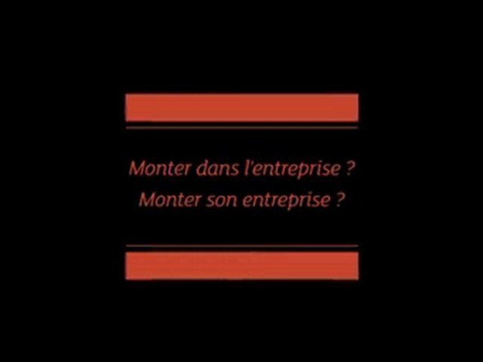 Monter dans l'entreprise ?  Monter son entreprise ?