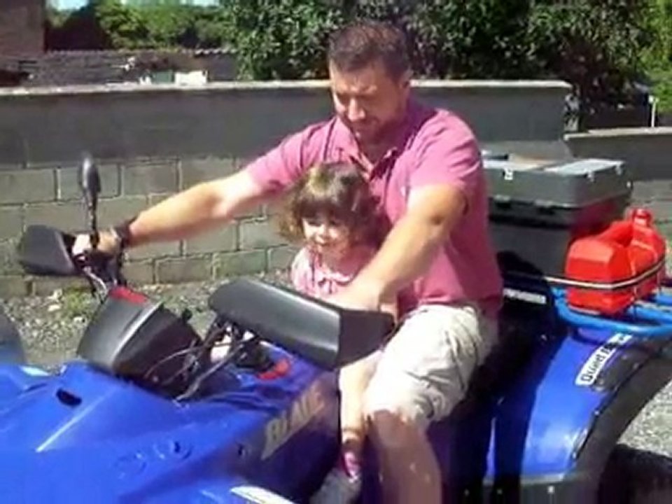 quad avec les enfants