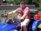 quad avec les enfants