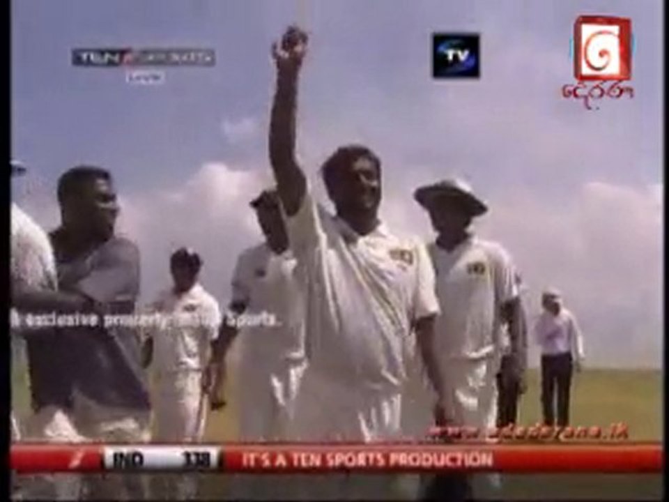 Muralitharan 800th Test Wicket
