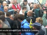 Nicolas Sarkozy au Tourmalet