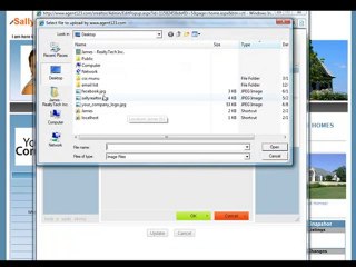 RealtyTech Agent123 - Upload an Image and Create a link