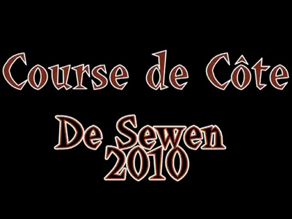 Course de côte de sewen 2010