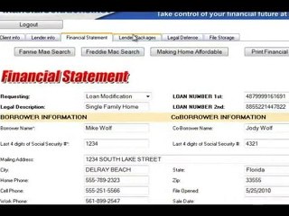 Do it yourself loan modification software