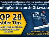 Ottawa Roofing Companies Ask Your Roofer About Timelines