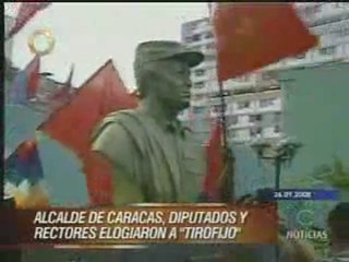 Chavistas inauguran plaza Manuel Marulanda Tirofijo