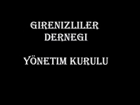 GİRENİZLİLER DERNEĞİ GENÇLİK KOLLARI-YÖNETİM KURULU