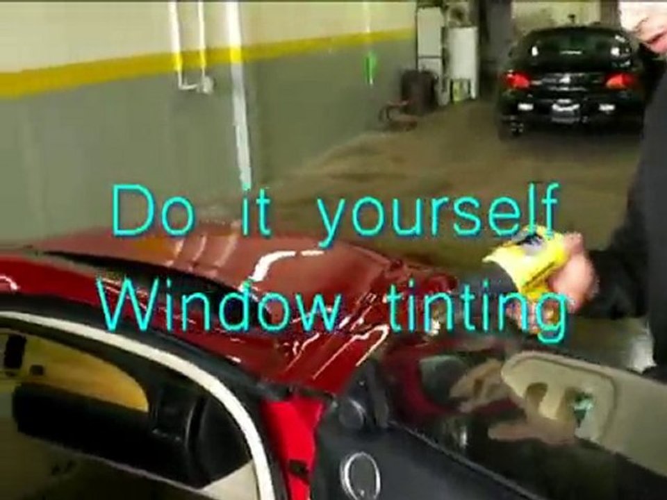 How to install car window tinting and do it yourself tintin
