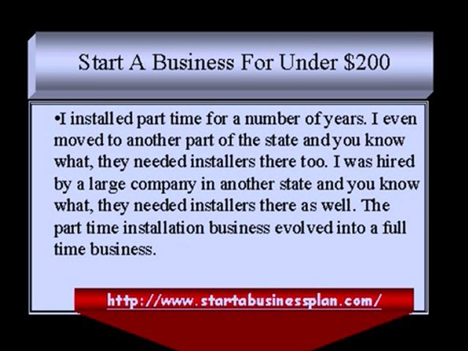 Start a Business for Under $200