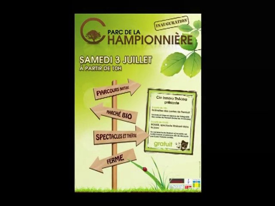 Inauguration du Parc de la Championnière à Veigné Partie 1