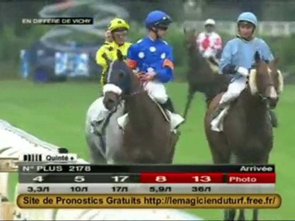 Vidéo Quinté Prix de Toury Lurcy jeudi 22 juillet 2010