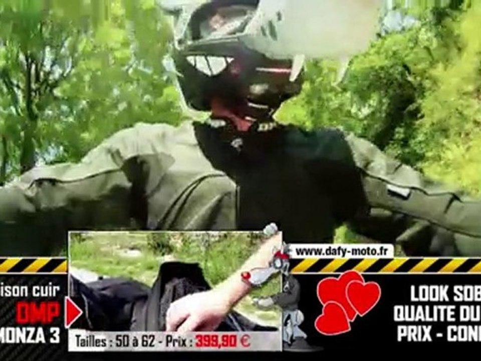 Test combinaison DMP Monza III by Wolfy Dafy Moto