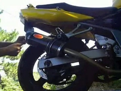 Pot d'echappement carbone XC SCARPIO 600 BANDIT