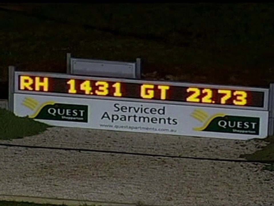 Real hare interrupts greyhound race