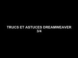 Trucs et astuces dreamweaver 3/4