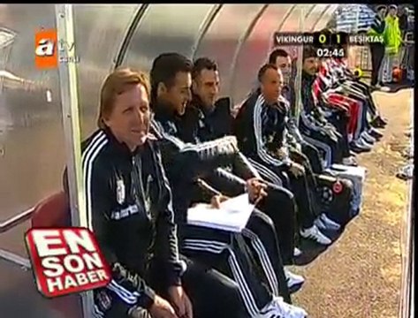 Vikingur-Beşiktaş | 1.Gol : EKREM DAĞ