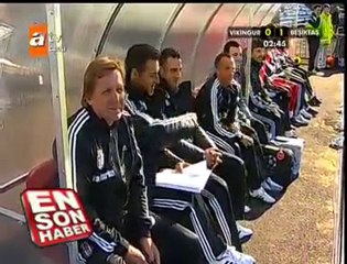 Vikingur-Beşiktaş | 1.Gol : EKREM DAĞ