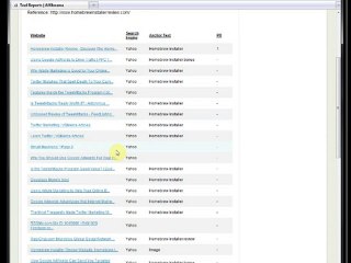 Affilorama Premium Edition Demo - Backlink Checker