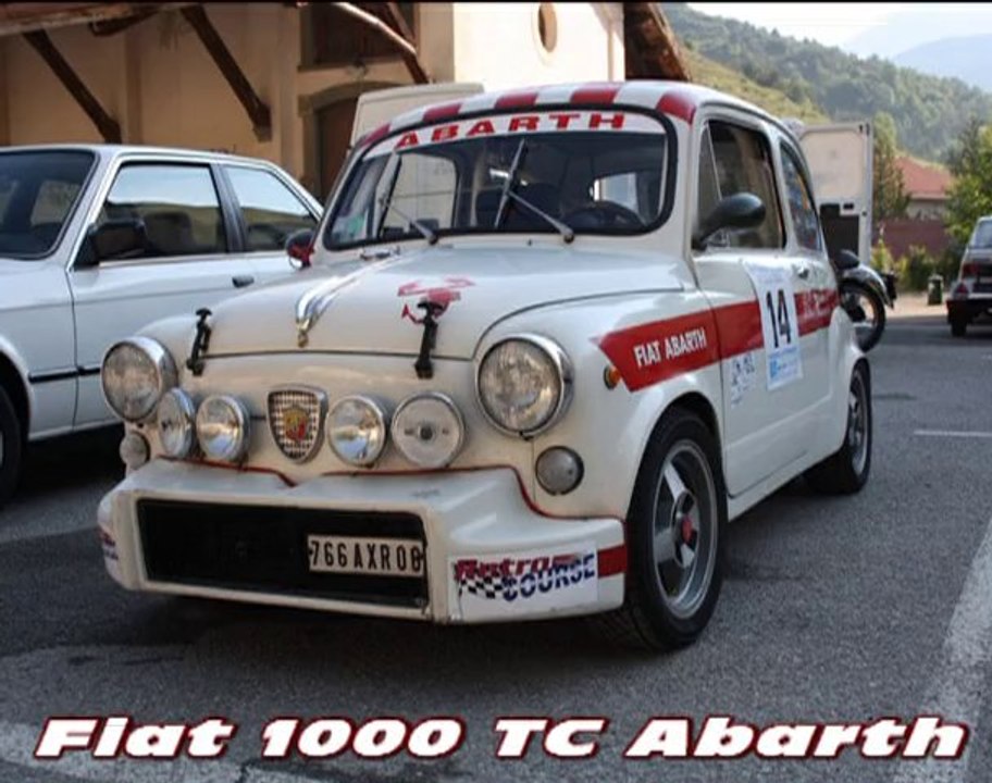 10ème montée historique du col de Tende 2010  Fiat Abarth