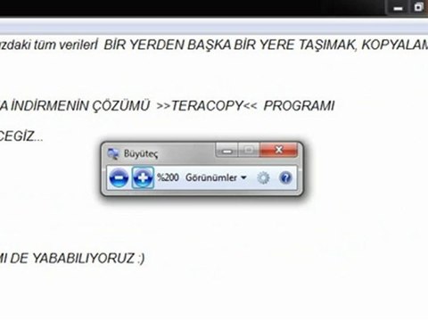 HIZLI VERİ KOPYALAMA VE TAŞIMA PC KOLİK :)