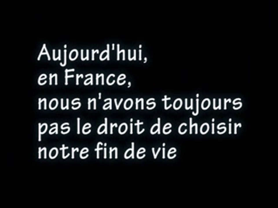 Pour notre ultime liberté : le clip des Jeunes de l'ADMD
