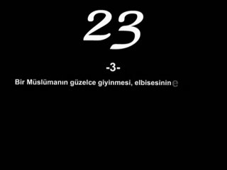 YEMEK,İÇMEK VE GİYİNMEK İLE İLGİLİ : 40 HADİS