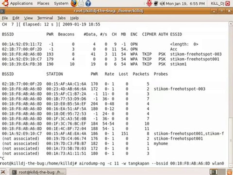 Crack wpa wifi Ubuntu linux and Windows