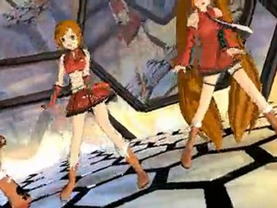 【鏡音リン、MEIKO、初音ミク】右肩の蝶 【MMD】
